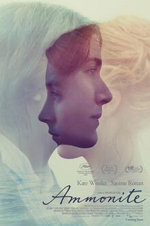 Ammonite The movie poster of Ammonite