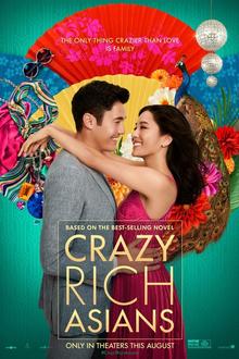 Crazy Rich Asians The movie poster of Crazy Rich Asians
