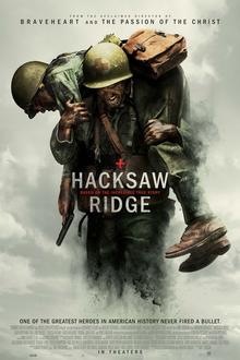 Hacksaw Ridge The movie poster of Hacksaw Ridge