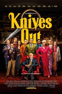Knives Out The movie poster of Knives Out