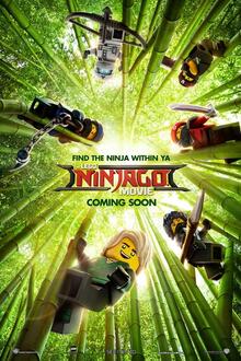 The Lego Ninjago Movie The movie poster of The Lego Ninjago Movie