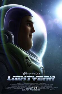 Lightyear The movie poster of Lightyear