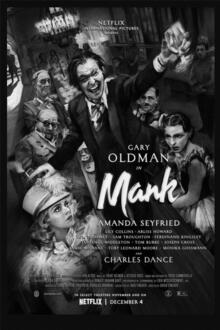 Mank The movie poster of Mank
