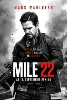 Mile 22 The movie poster of Mile 22