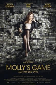 Molly's Game The movie poster of Molly's Game