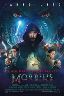 Morbius The movie poster of Morbius