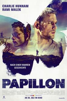 Papillon The movie poster of Papillon