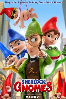 Sherlock Gnomes The movie poster of Sherlock Gnomes