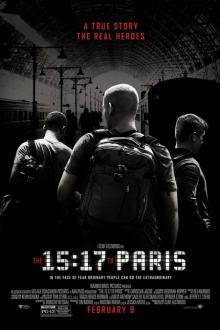 The 15:17 to Paris The movie poster of The 15:17 to Paris