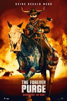 The Forever Purge The movie poster of The Forever Purge