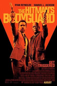 The Hitman's bodyguard The movie poster of The Hitman's bodyguard