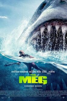The Meg The movie poster of The Meg