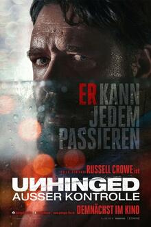 Unhinged The movie poster of Unhinged